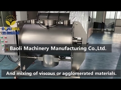 Yatay Pulluk Tipi Kesme Karıştırıcı Mikser Makinesi Sıvı Püskürtücülerle