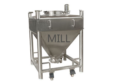 satın al Konveyör için 1000L Paslanmaz Çelik IBC Vakum Tozu Tote Granül Tankı online manufacture