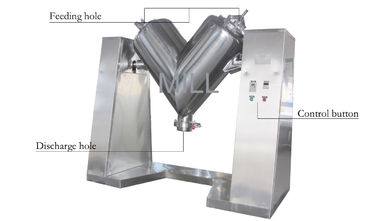 Stainless Steel Food Spices V Blender Machine , V Shape Powder Mixer Stable