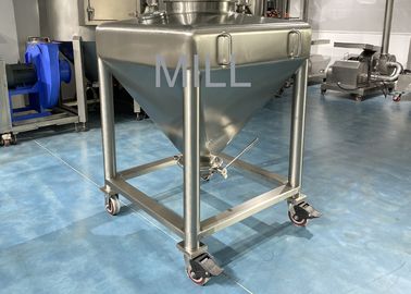 Kimyasal Toz Farmasötik İlaç IBC Tote Tank için 400L Vakum Konveyör