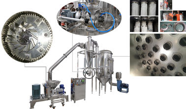 Hardal Tohumları Hava Soğutma Sistemi 6000 RPM Süper İnce Toz Öğütücü
